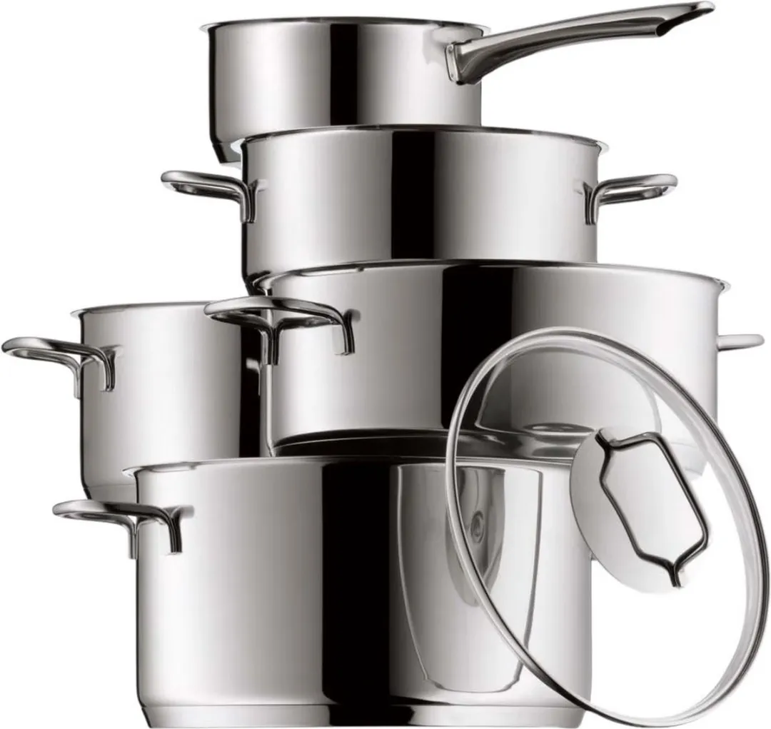 WMF Astoria Pannenset 5-delig - RVS - 16cm + deksel