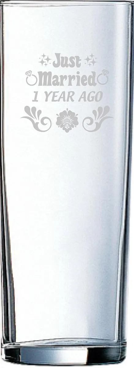 Arcoroc Just Married Gegraveerd Longdrinkglas 31cl