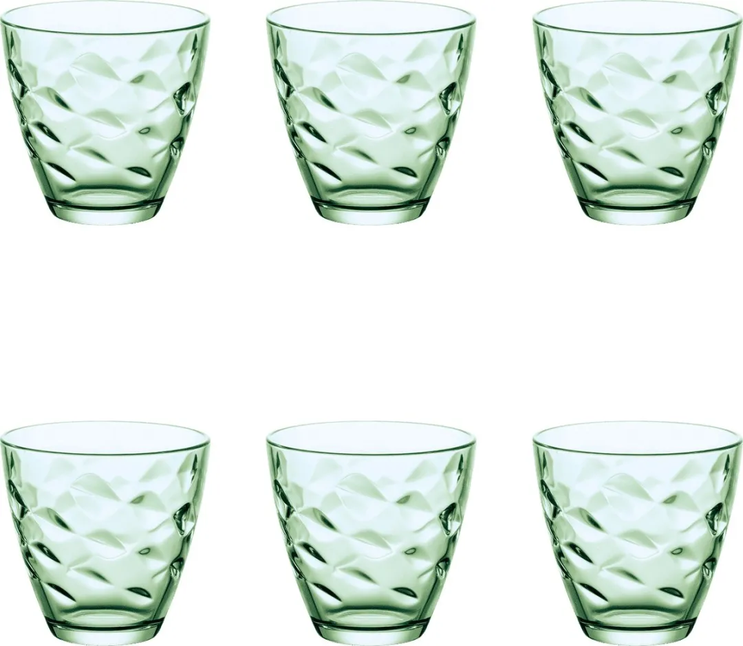 Bormioli Rocco Flora Verde Glazen 260ml - 6 Stuks