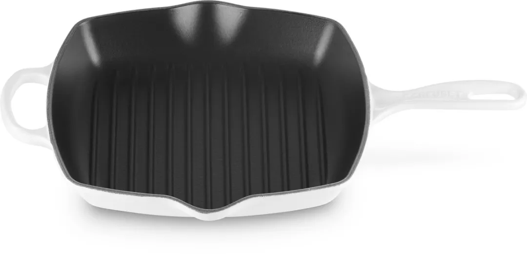 Le Creuset Grillpan Vierkant 26x26cm - Wit