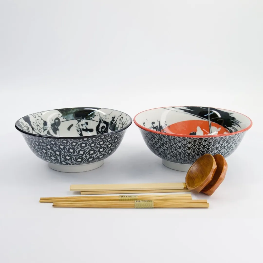 Tokyo Design Asakusa Ramen Ninja Set 2 - 1250ml - 6 Delen