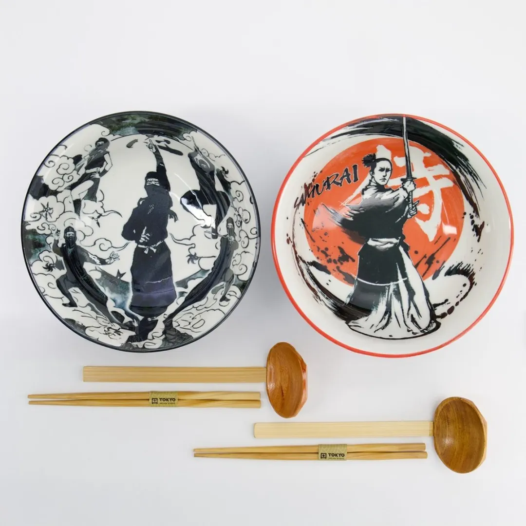 Tokyo Design Asakusa Ramen Ninja Set 2 - 1250ml - 6 Delen