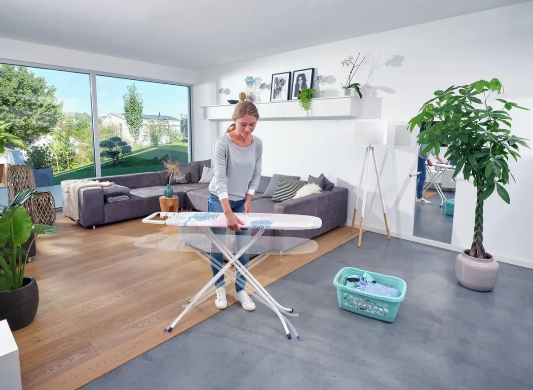 Leifheit Classic S Basic Strijkplank 110x30cm - MPN 72578 - Wit/Rozeblauw