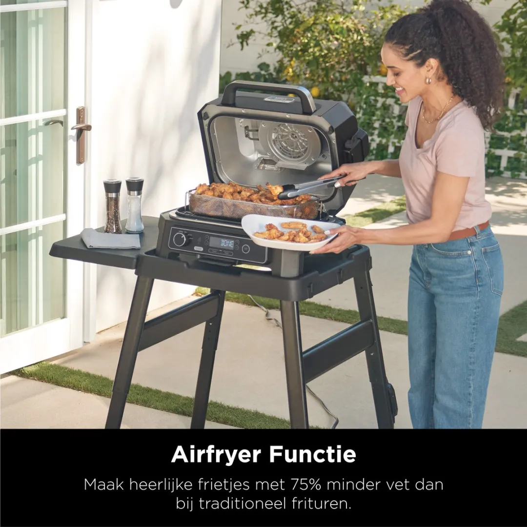 Ninja Woodfire Pro Connect XL OG901EU BBQ Grill - 7-in-1 - Zwart