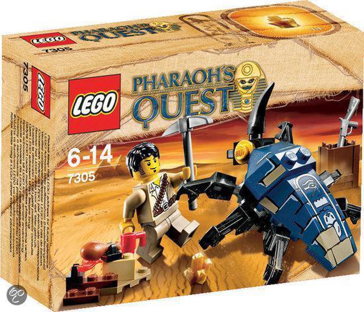 LEGO Pharaoh's Quest Aanval van de Scarabee - 7305