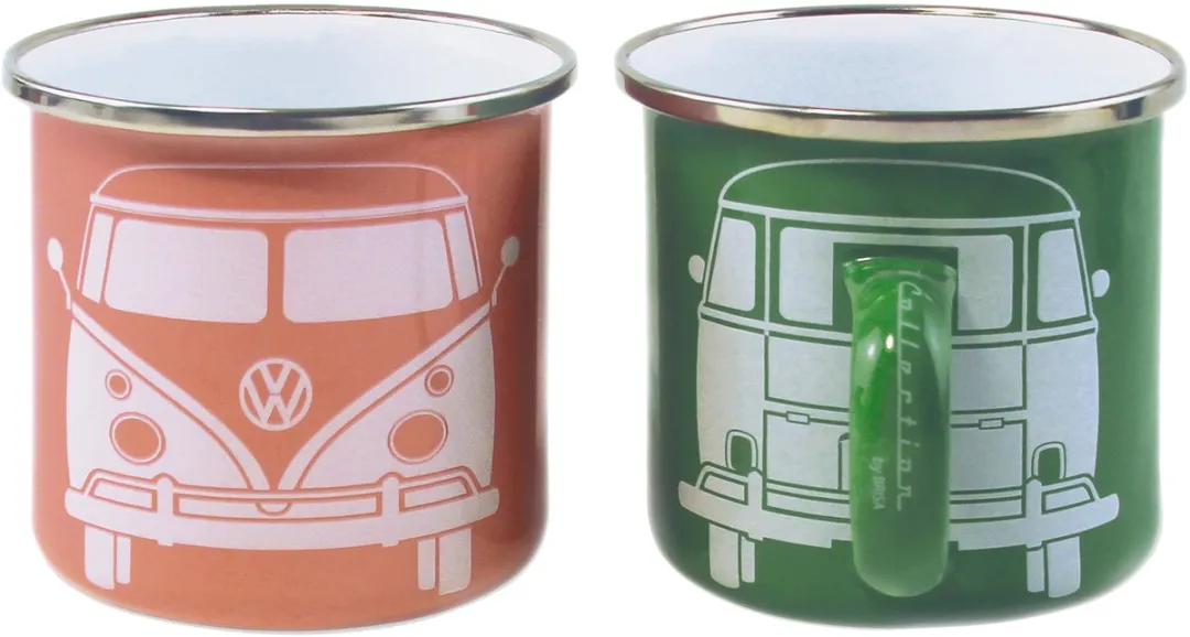 Volkswagen Collection T1 Bus Emaille Bekers