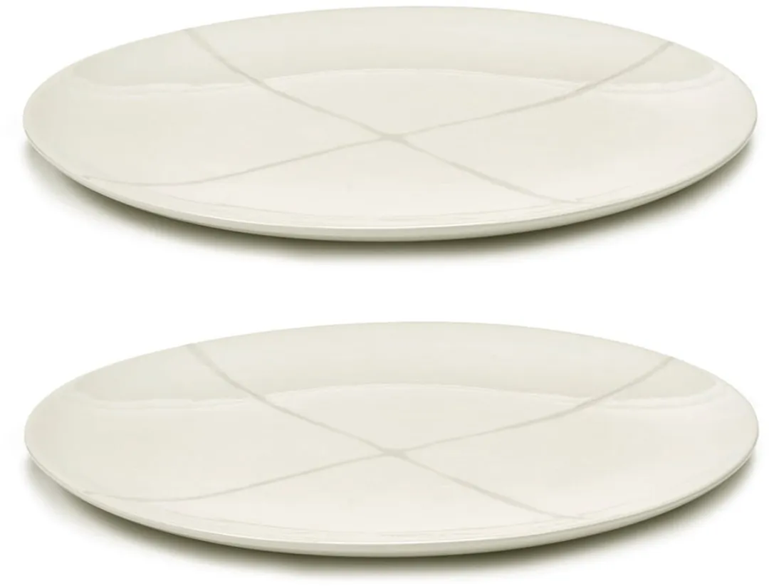 Serax Zuma By Kelly Wearstler Dinerbord Ø28cm - 2 Stuks - Wit