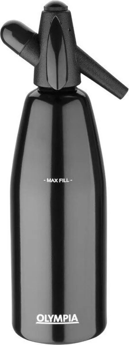 Olympia Soda Siphon CE341 - 1ltr - Zwart - afbeelding 6 van 6