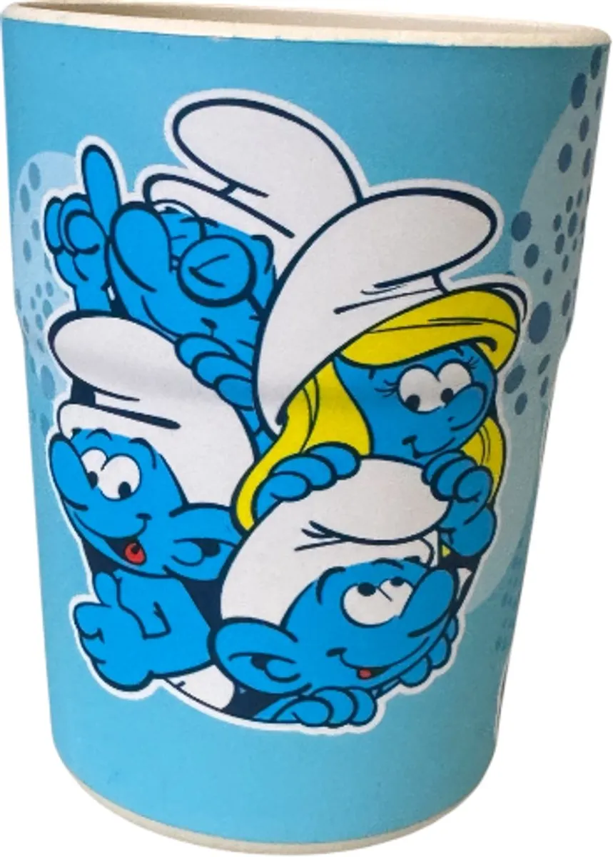 De Smurfen Kinderbeker - 250ml - Blauw