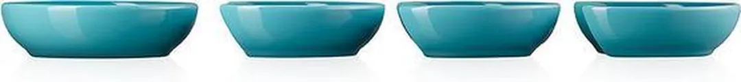 Le Creuset Sausschaaltjes 9cm Carib Blue - Set van 4 - afbeelding 3 van 4