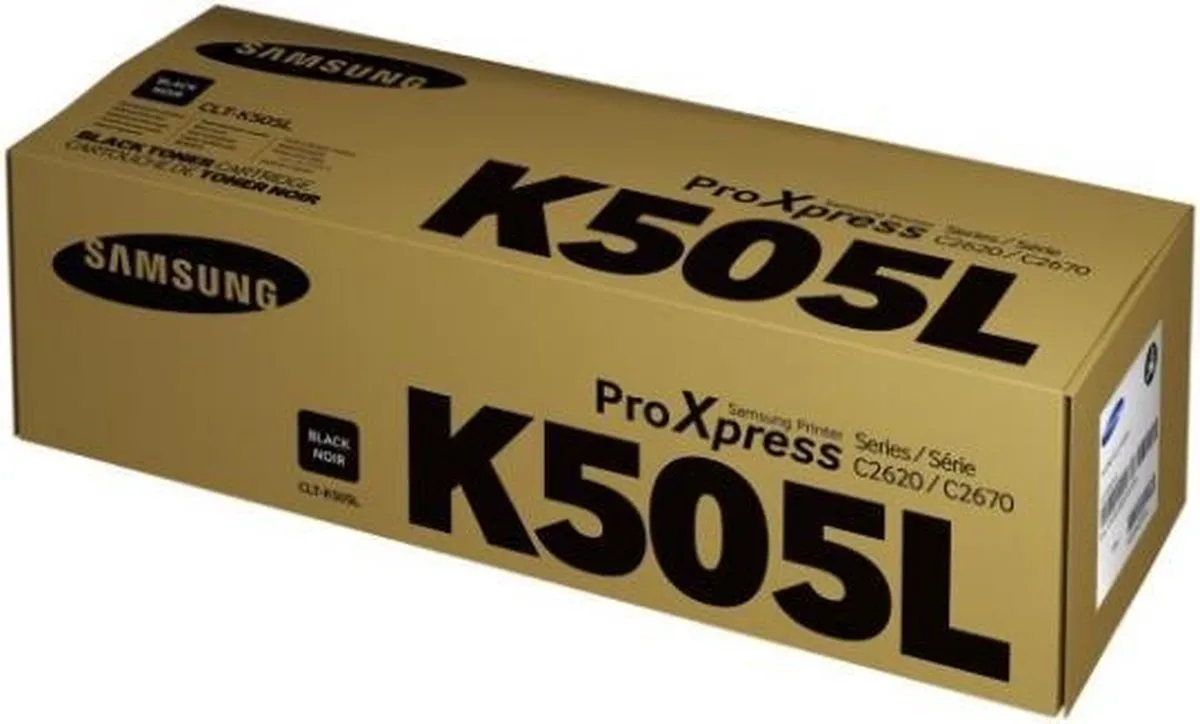 Samsung CLT-K505L/ELS Tonercartridge - Zwart - 3500 Pagina's