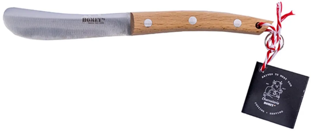 Smeermes, Homey's, Charcuterie, RVS/hout