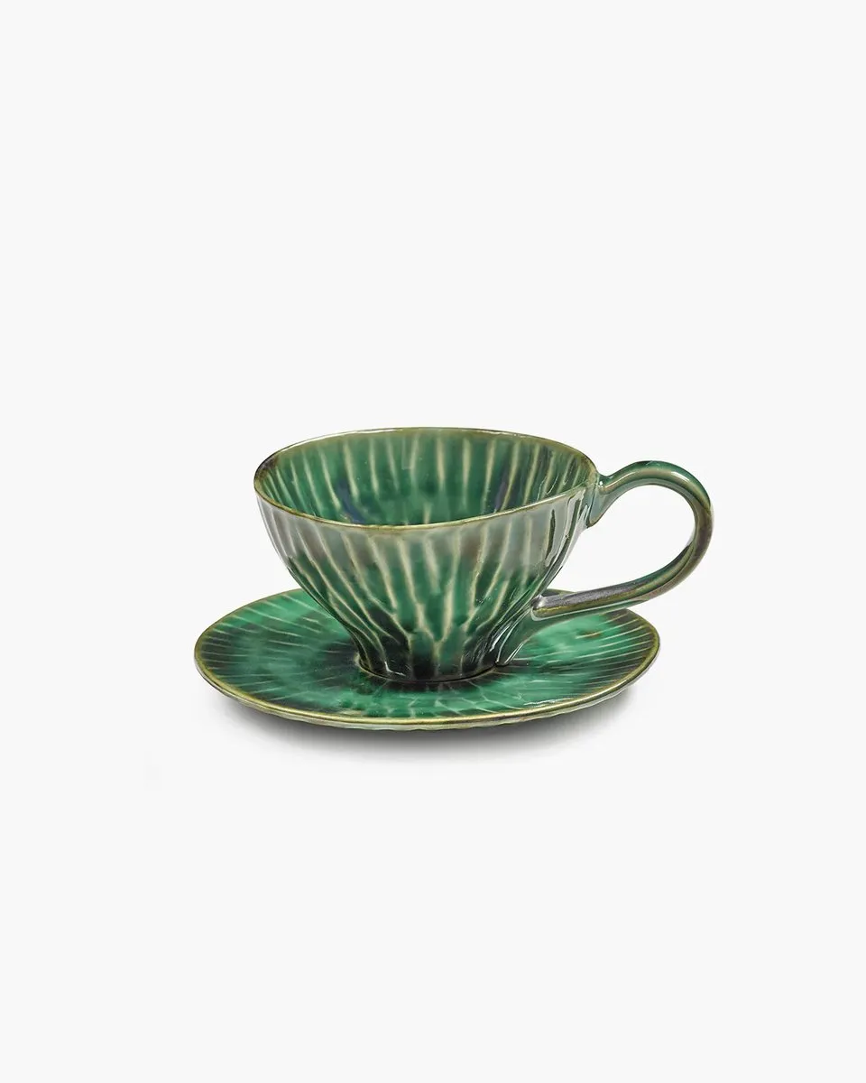Serax Pascale Naessens Verde Cappuccinokoppen 23cl - Groen - 2 Stuks
