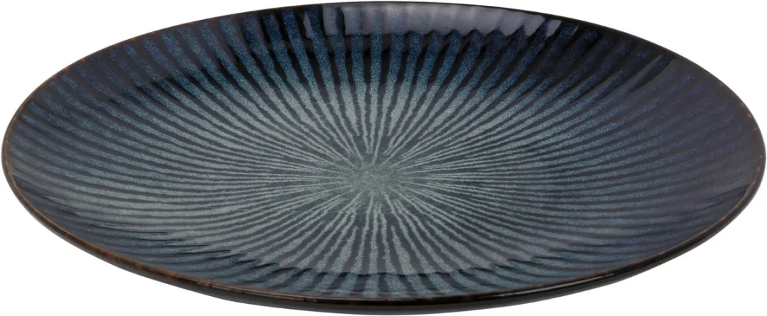 Cosy&Trendy Dinerborden Atlantis Stripe - 4 Stuks - ø27,5cm - Blauw