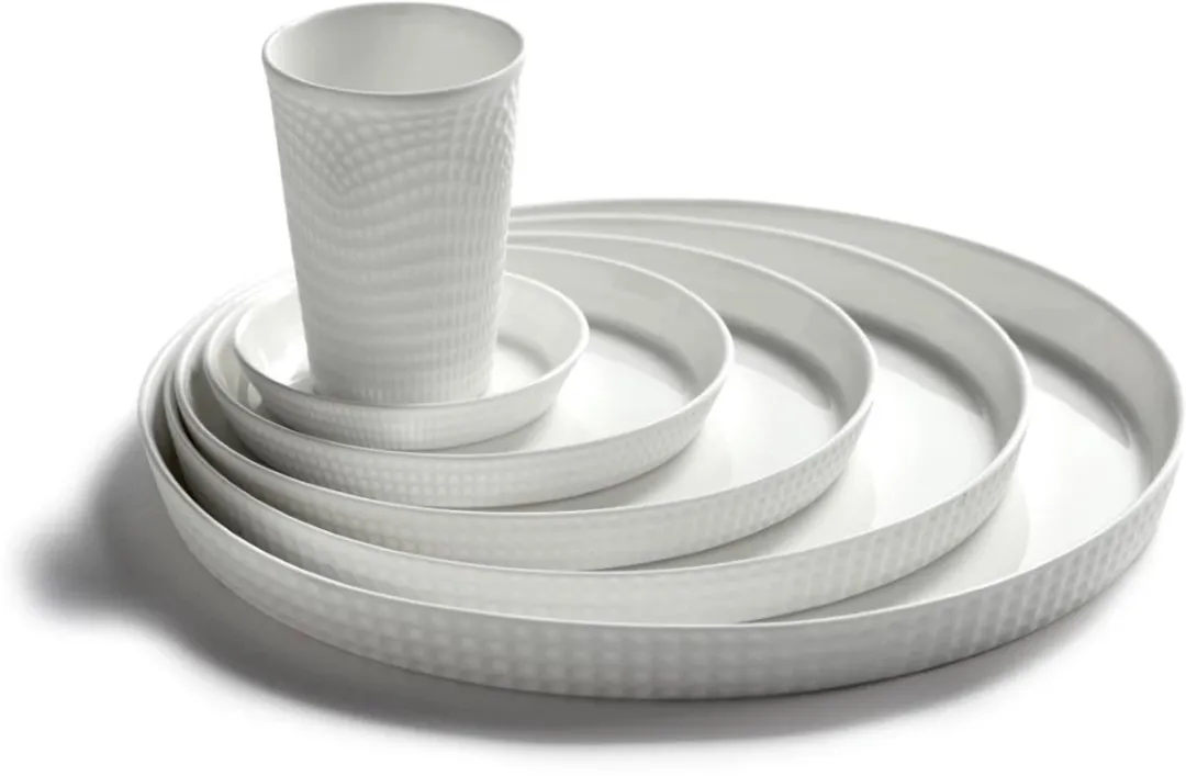 Serax Ann Van Hoey Nido Bord D16cm - Bone China Wit