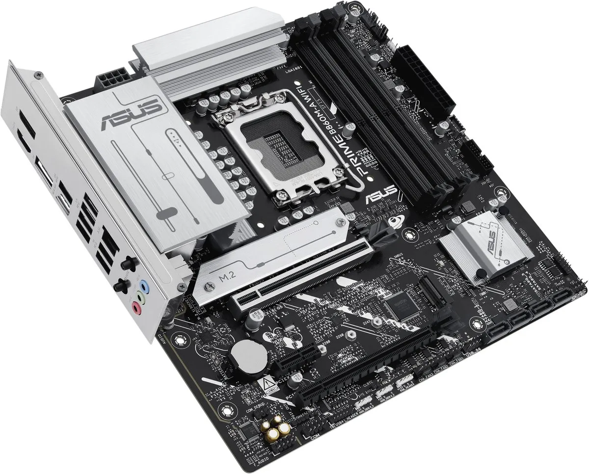 ASUS PRIME B860M-A WIFI Moederbord - Micro-ATX - Intel B860