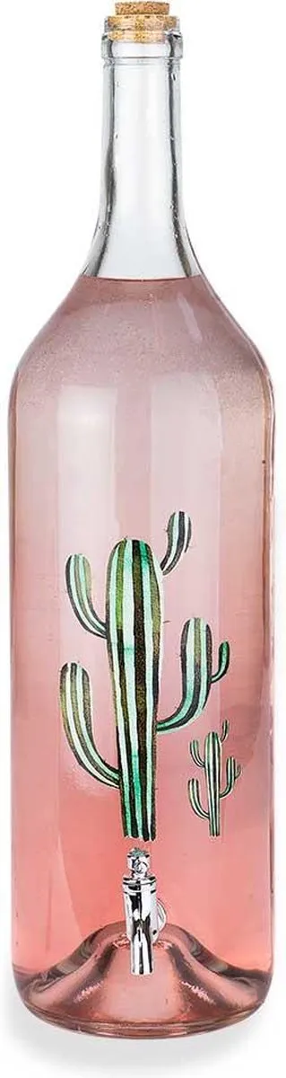 Cosy&Trendy Dispenserfles Cactus 5,5L - Transparant