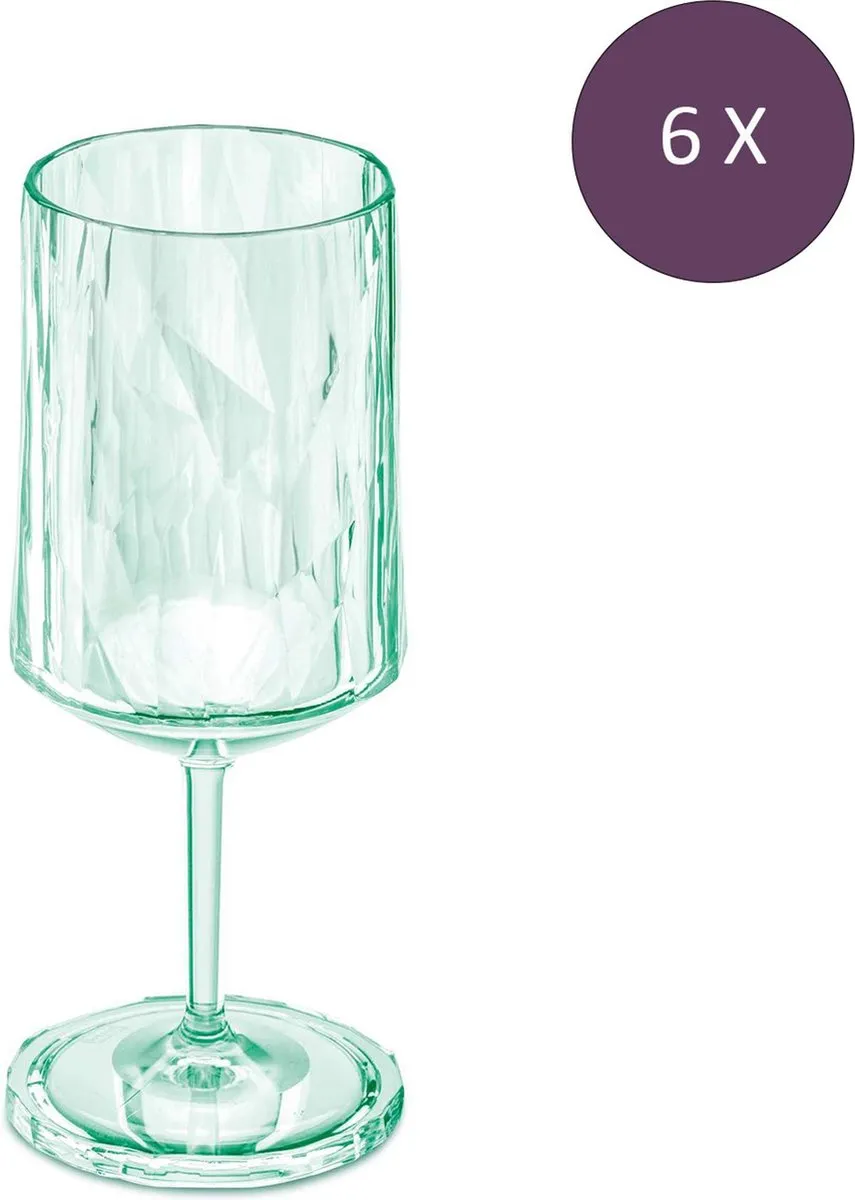 Koziol Superglas Club Cocktailglas 300ml - 6 Stuks Groen