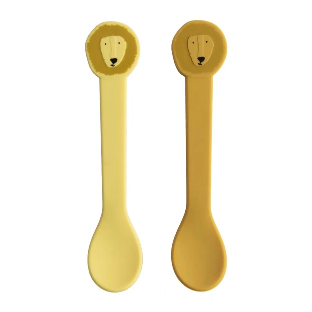 Trixie Siliconen Lepel Mr. Lion 2-delig