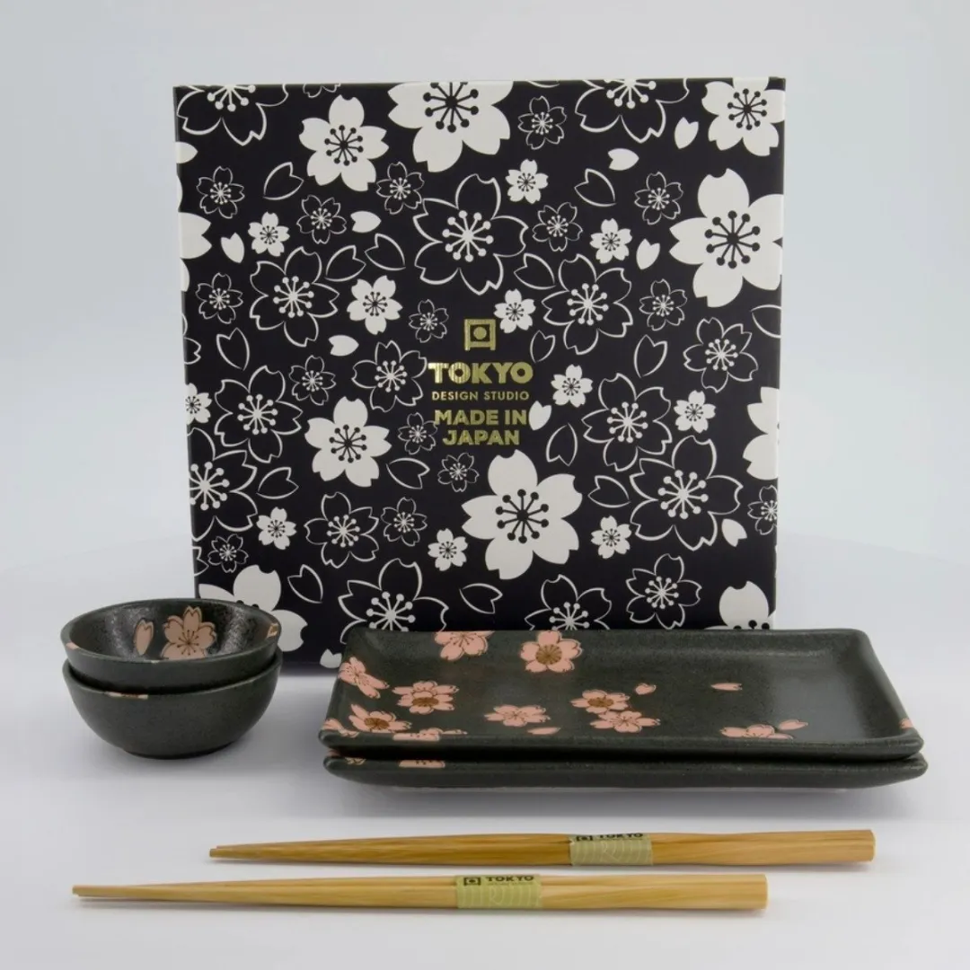 Tokyo Design Studio Sakura Sushi Giftset 6-delig