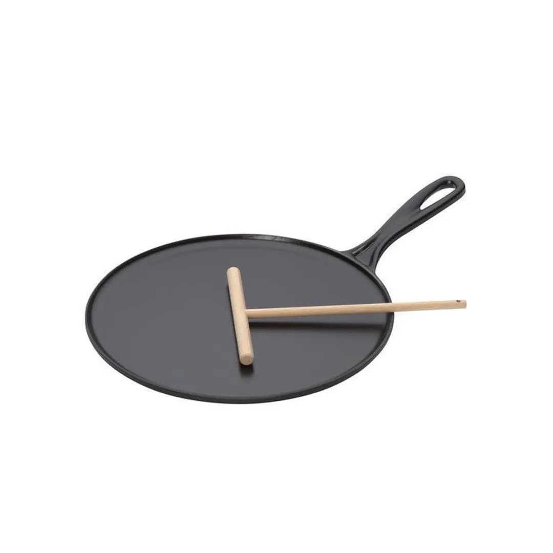 Le Creuset Gietijzeren Pannenkoekpan 27cm - Mat Zwart