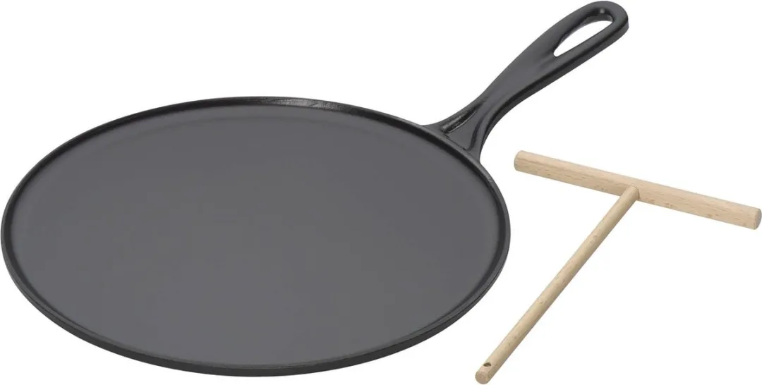 Le Creuset Gietijzeren Pannenkoekpan 27cm - Mat Zwart