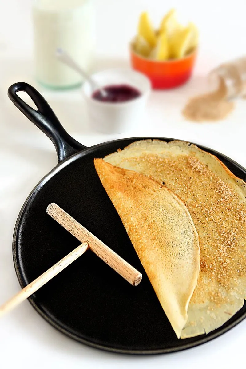 Le Creuset Gietijzeren Pannenkoekpan 27cm - Mat Zwart