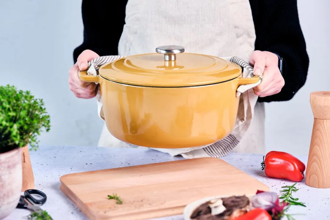 Cosy&Trendy Fontestic Kookpan 6.8L - Ø28cm - Amber Gold - afbeelding 4 van 6