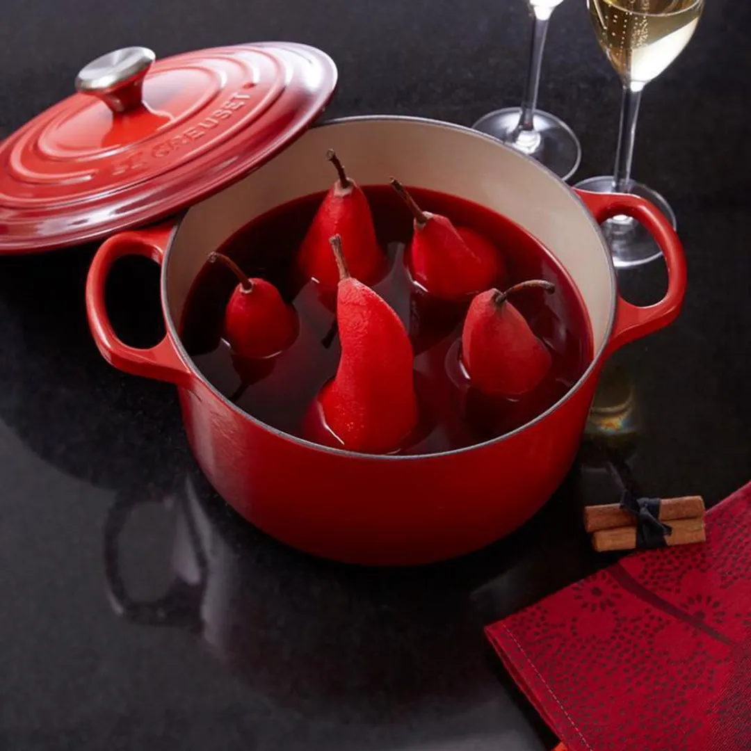 Le Creuset Signature Braadpan 24cm - 4,2L - Kersenrood