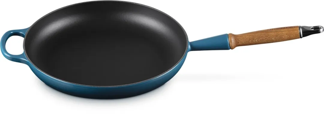 Le Creuset Gietijzeren Koekenpan 28cm Deep Teal - afbeelding 6 van 6