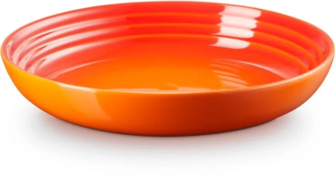 Le Creuset Diep Bord - Oranjerood - Ø22cm