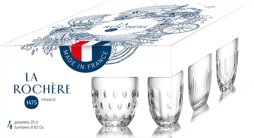 La Rochère Troquet Set 4 Glazen 23cl
