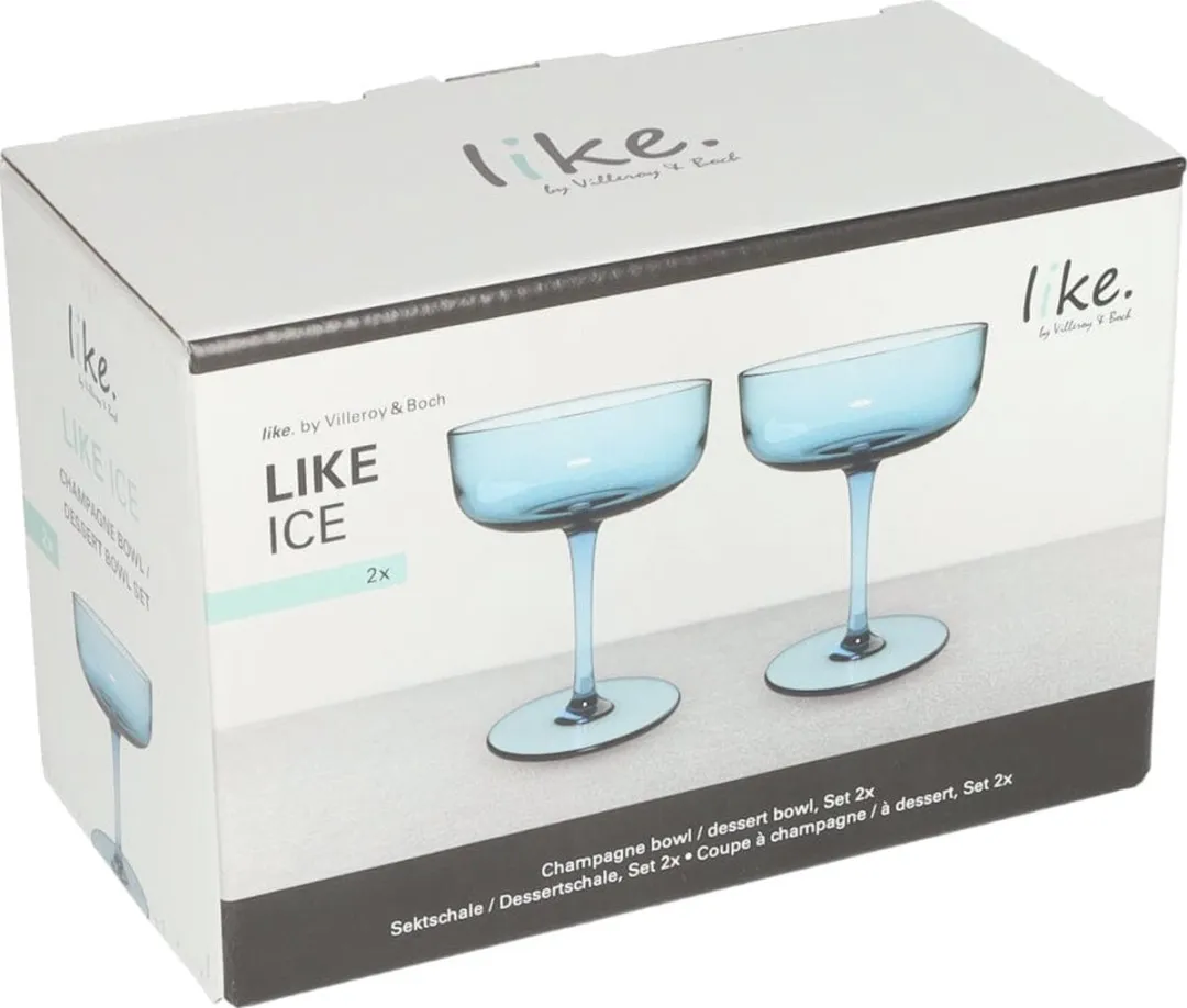 Villeroy & Boch Like Ice Champagneglazen - 2 Stuks Blauw
