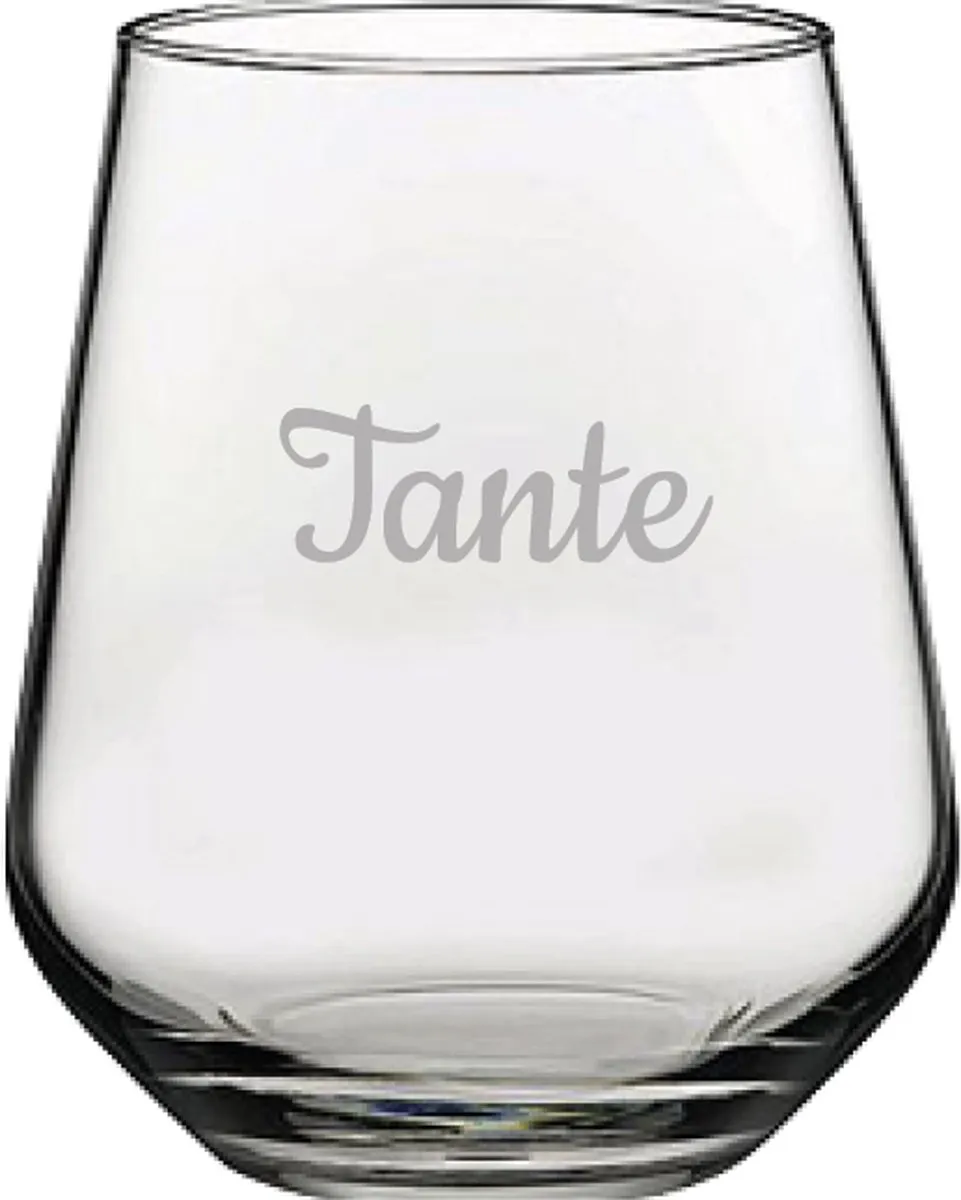 Pasabahce Gegraveerd Drinkglas Tante 42,5cl