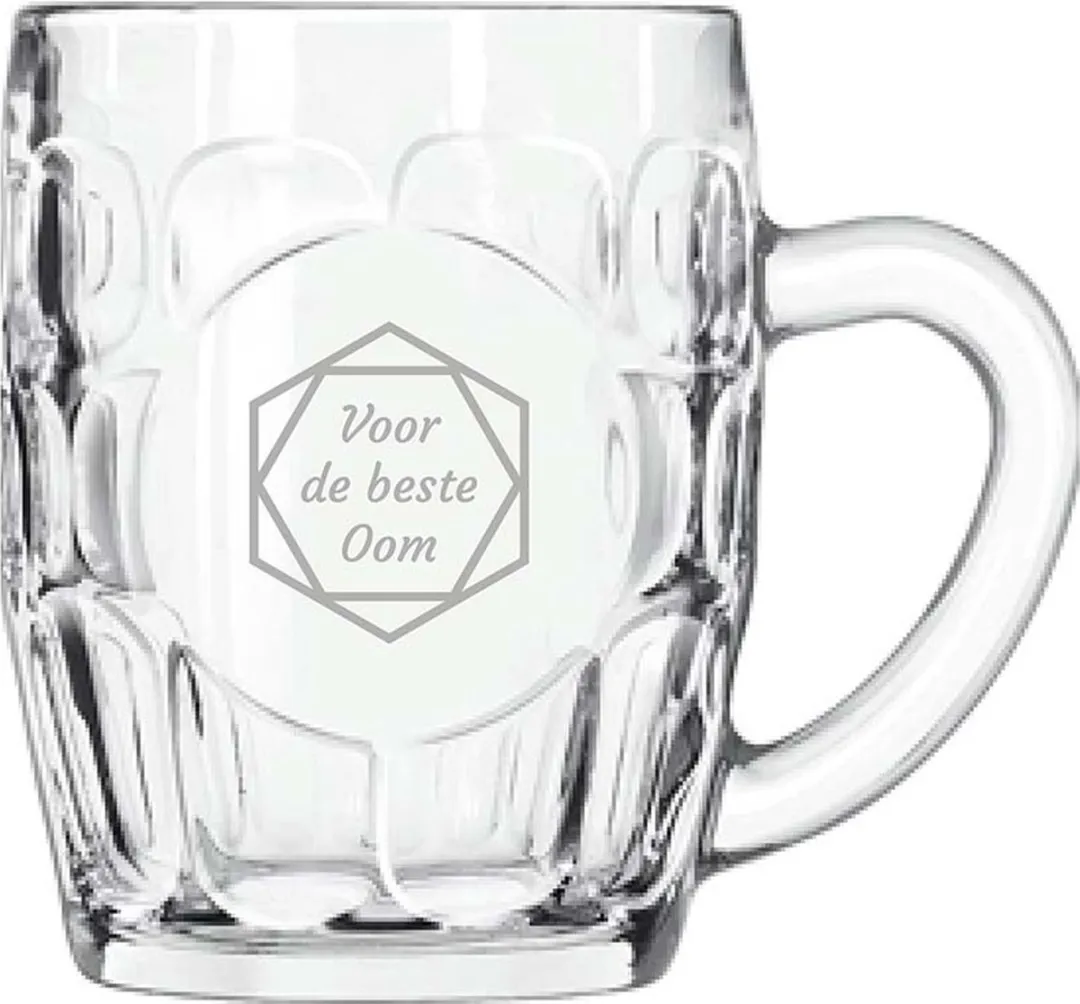 Libbey Bierpul Gegraveerd Hexagon 55cl