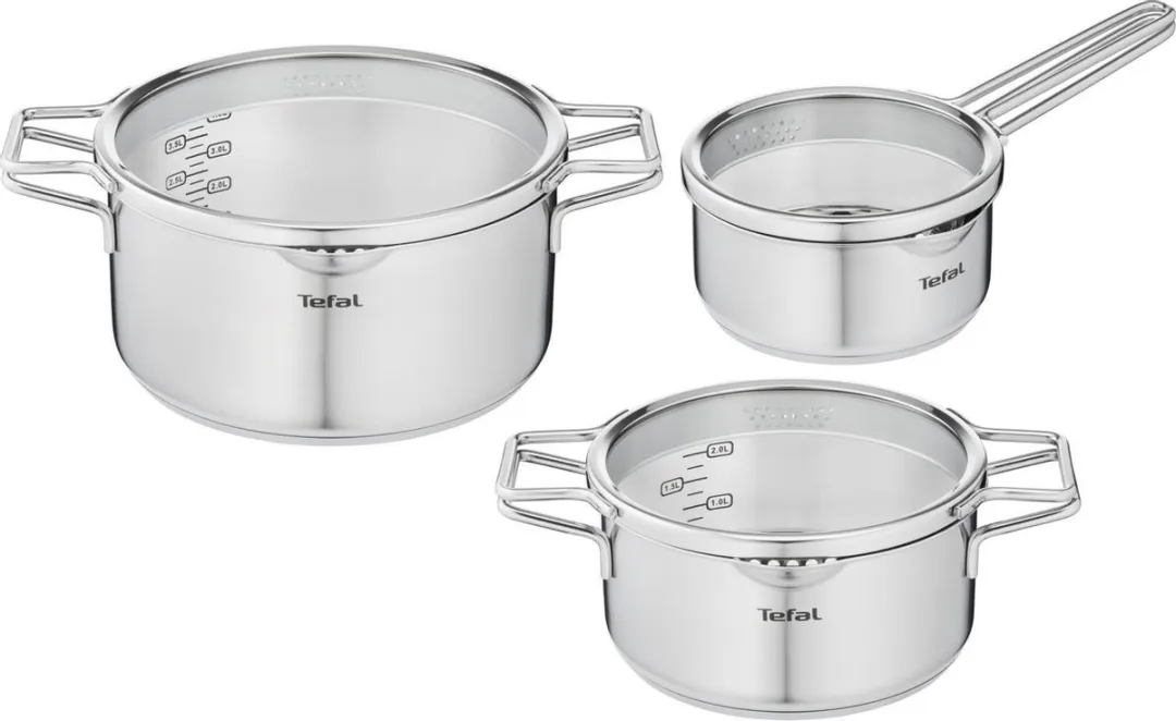 Tefal Nordica H852S325 Pannenset 3-delig