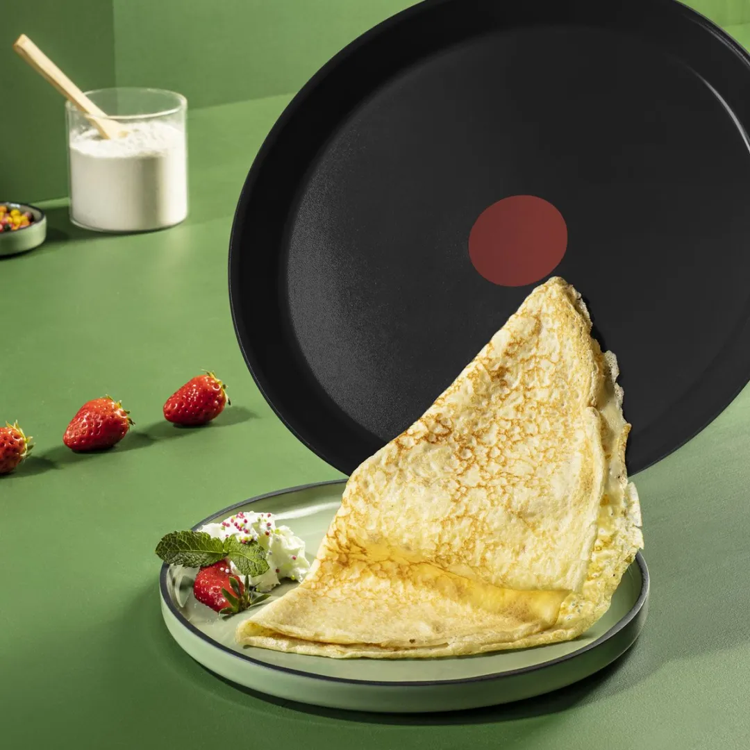 Tefal Renew Black ON Keramische Pannenkoekenpan 25cm - Inductie