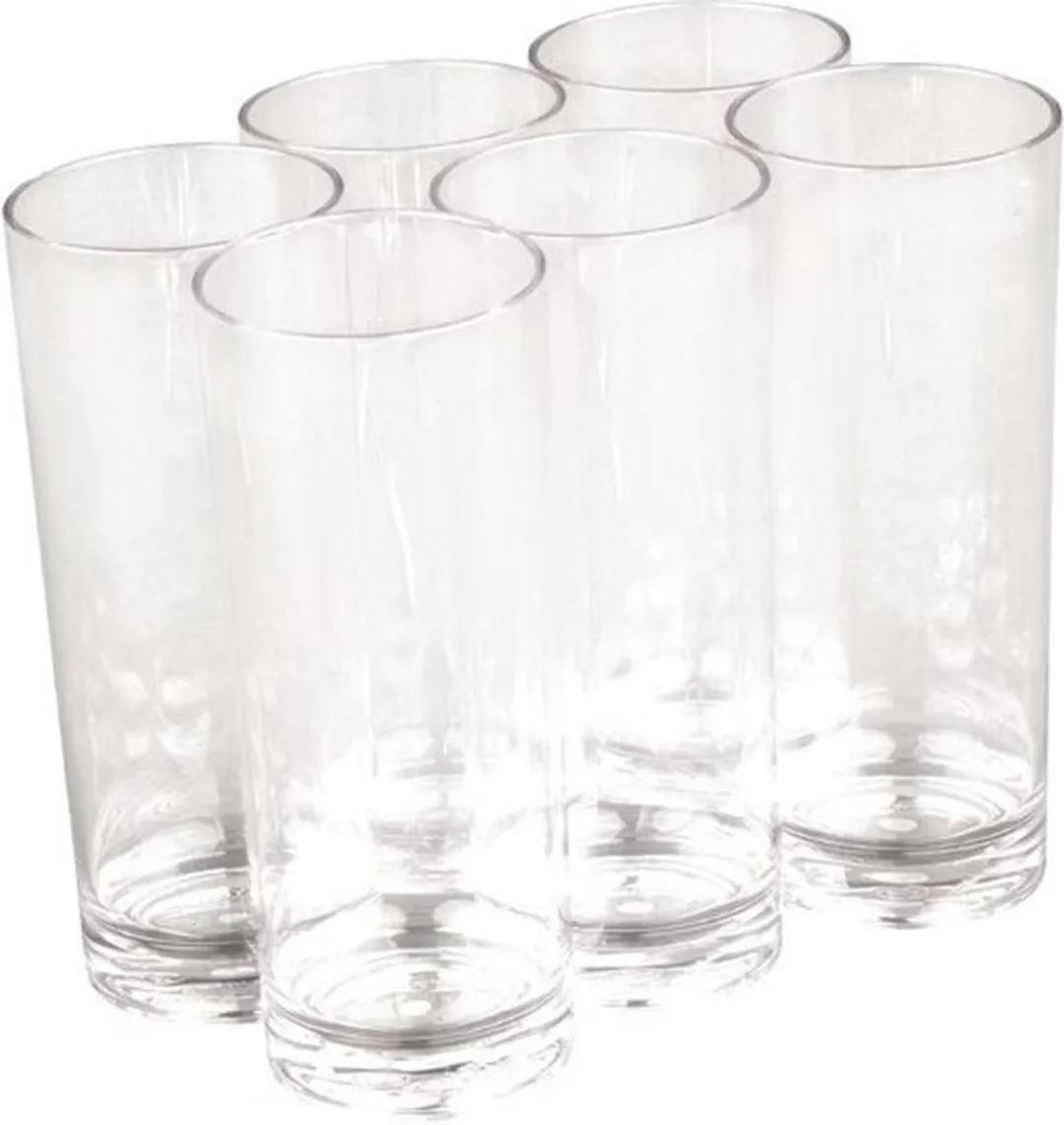 Olympia Kristallon Hi Ball-Bril 360ml - Helder - 6 Stuks