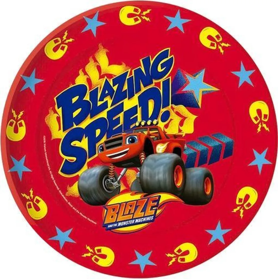 Nickelodeon Feestborden Blaze 22cm