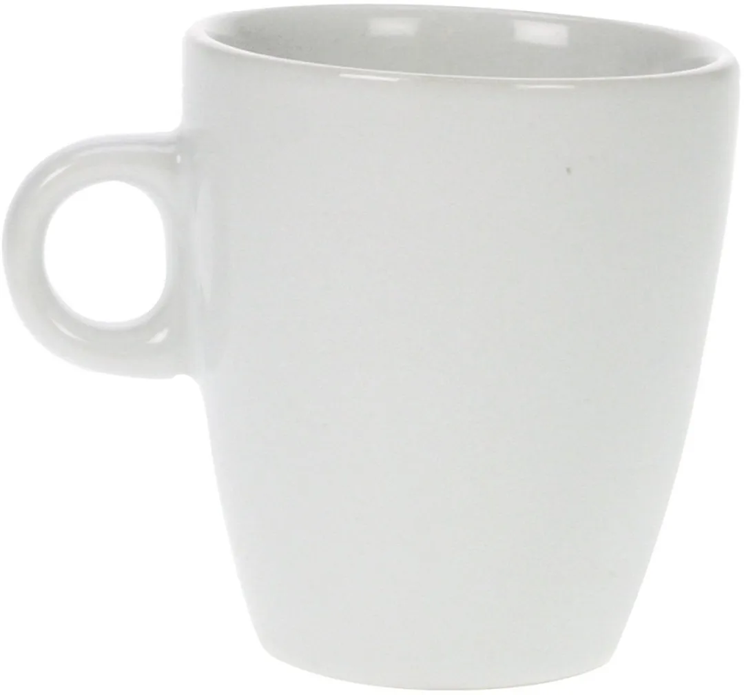 Cosy&Trendy Koffiekopjes 583502 - 190ml - Wit Keramiek
