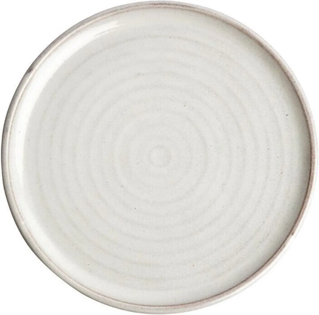 Olympia Canvas Ronde Borden 26,5cm Wit