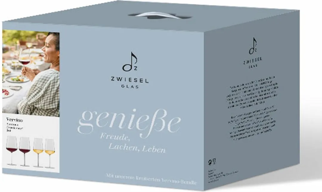ZWIESEL GLAS Vervino Set Limited Edition - 4 Wijnglazen - 2x Rood/2x Wit