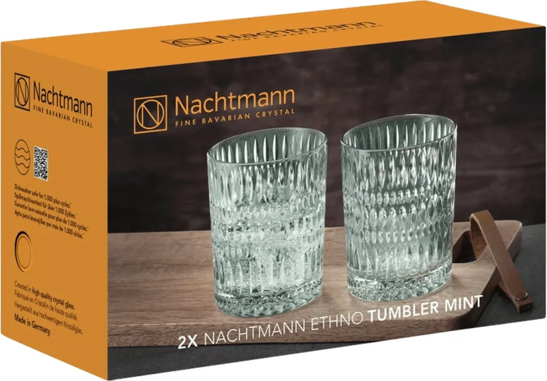 Nachtmann Ethno Tumbler 30,4 Cl Groen - 2 Stuks