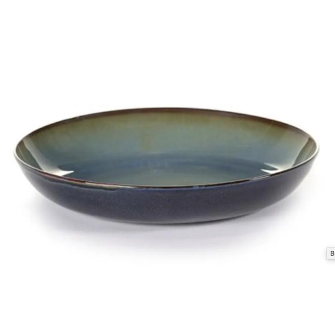 Serax Pasta Bord D23,5 H4,5cm Smoky Blue/Dark Blue