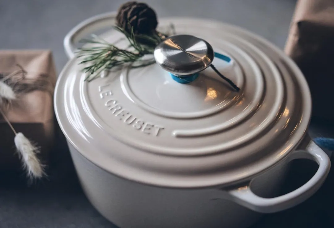 Le Creuset Braadpan Signature Meringue 22cm - 3.3L