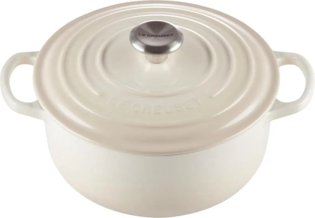 Le Creuset Braadpan Signature Meringue 22cm