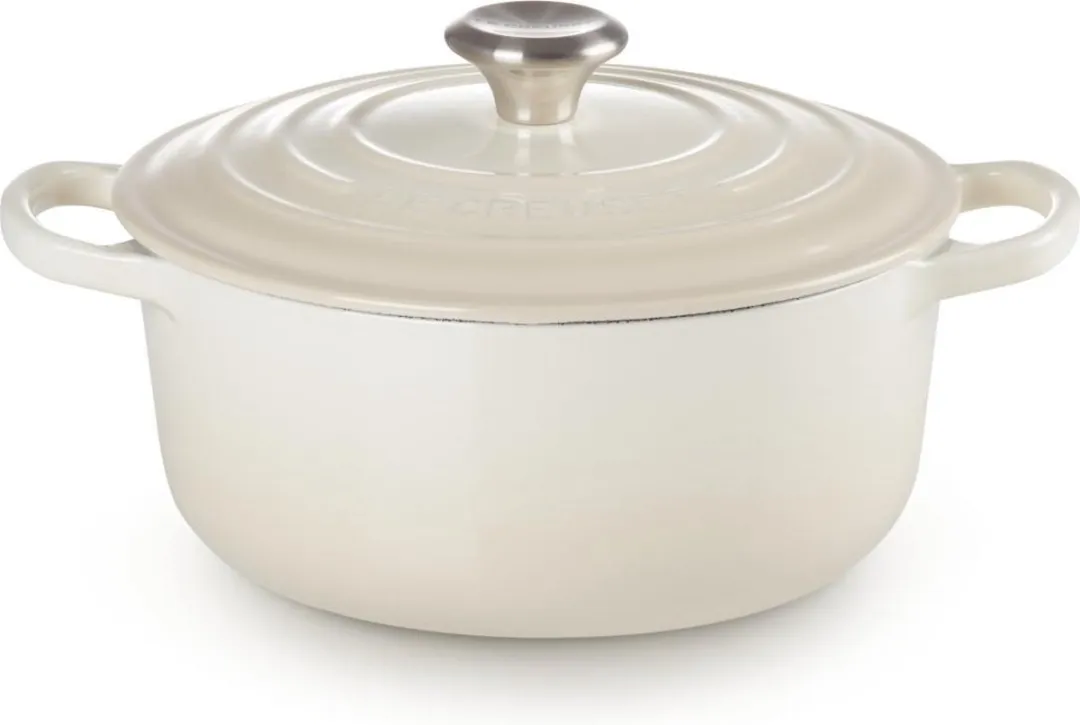 Le Creuset Braadpan Signature Meringue 22cm - 3.3L