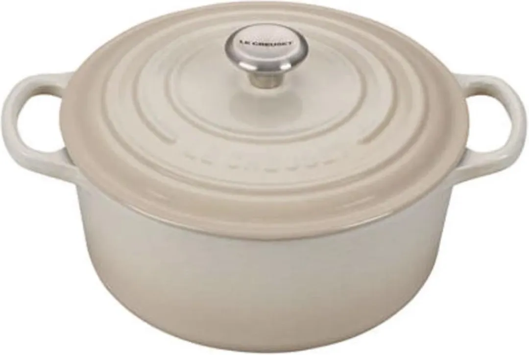 Le Creuset Braadpan Signature Meringue 22cm - 3.3L