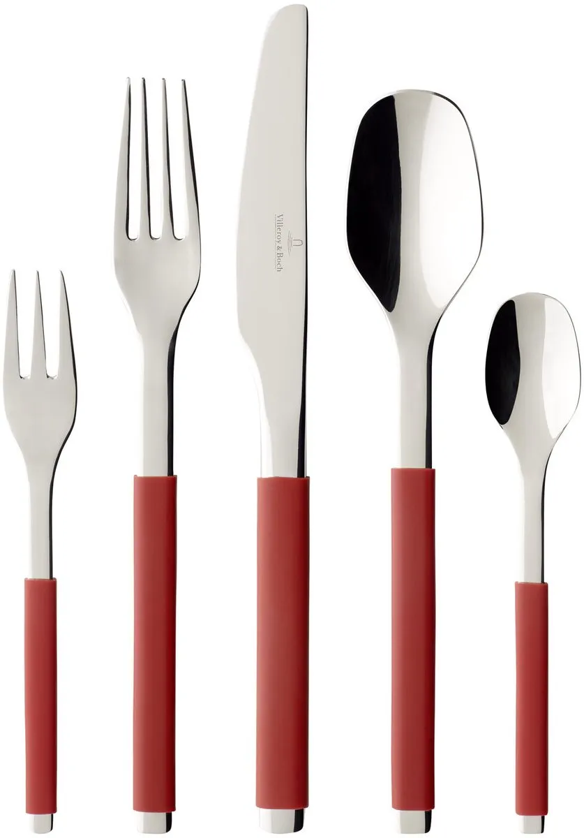 Villeroy & Boch S+ Cranberry Bestekcassette 30-delig
