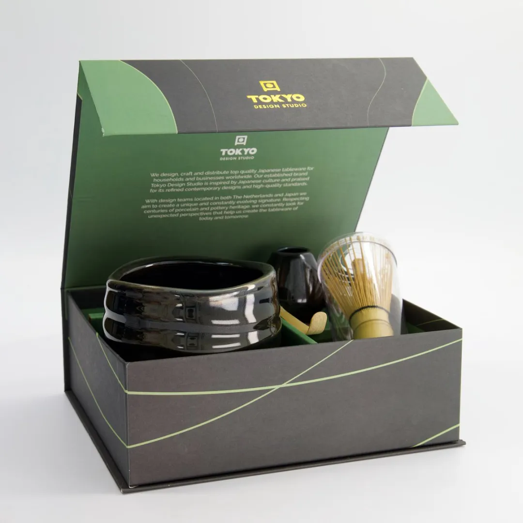 Tokyo Design Studio Matcha Set 4-delig - Zwart - afbeelding 6 van 6